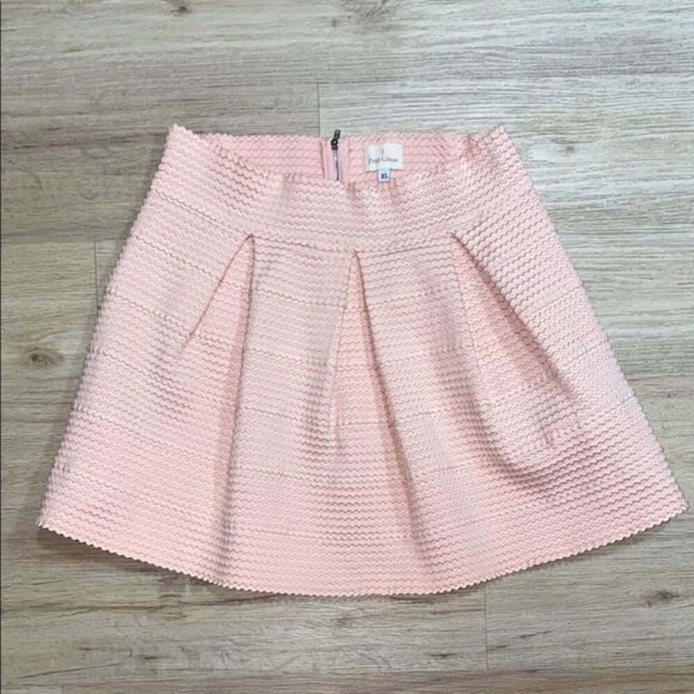 Petit Gateau Pink Cupcake Pleated‎ A-Line Mini Skirt Size XL - Picture 3 of 12